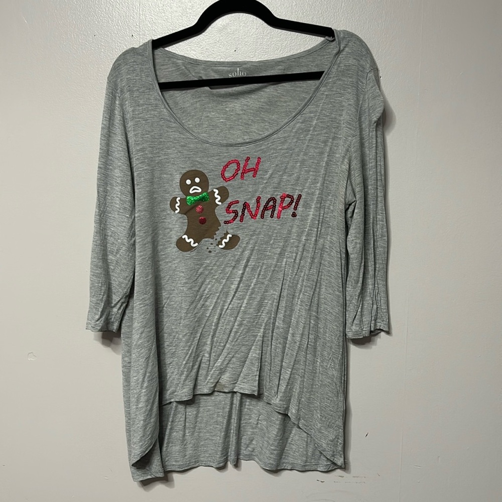 Gingerbread shirt XL